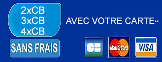 Paiement bateau pneumatique en 3XCB jusqu' 2000